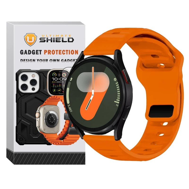 بند آلتیمیت شیلد مدل SPG Sport مناسب برای ساعت هوشمند سامسونگ Galaxy Watch 4/5/6/7/Fe سایز 40/43/44/46/47 میلی متری