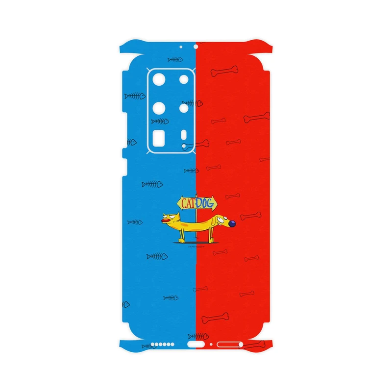 برچسب پوششی ماهوت مدل CatDog-FullSkin مناسب برای گوشی موبایل هوآوی P40 Pro Plus