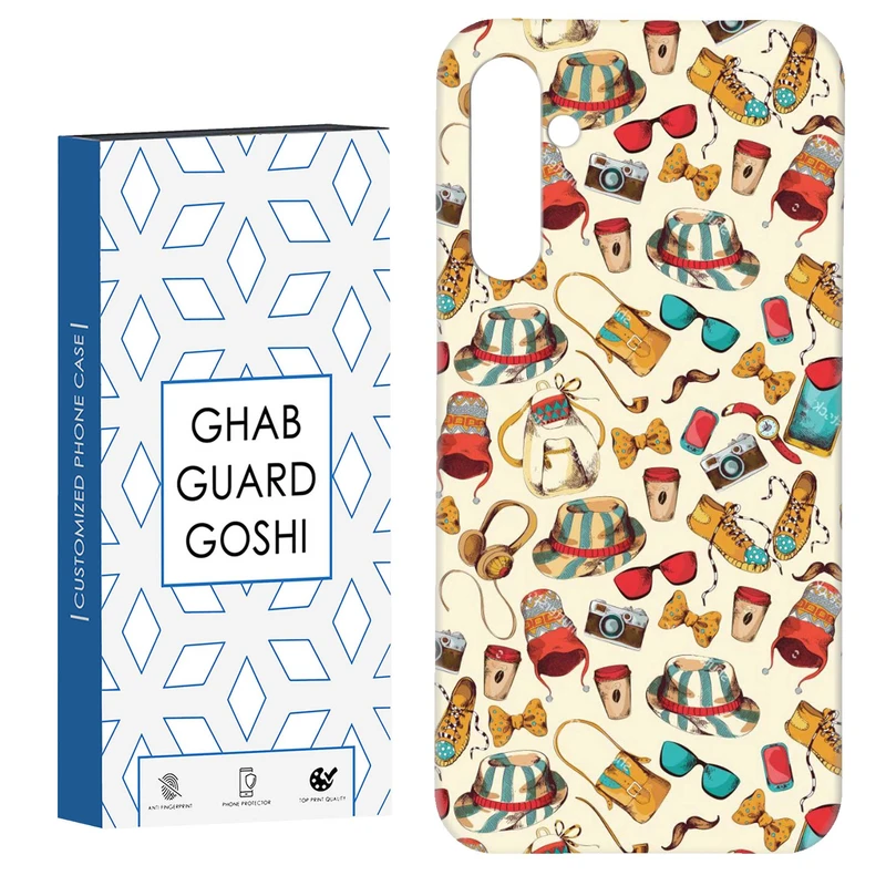 کاور قاب گارد گوشی طرح عینک و کلاه کد Dimo-788 مناسب برای گوشی موبایل سامسونگ Galaxy S23 Fe