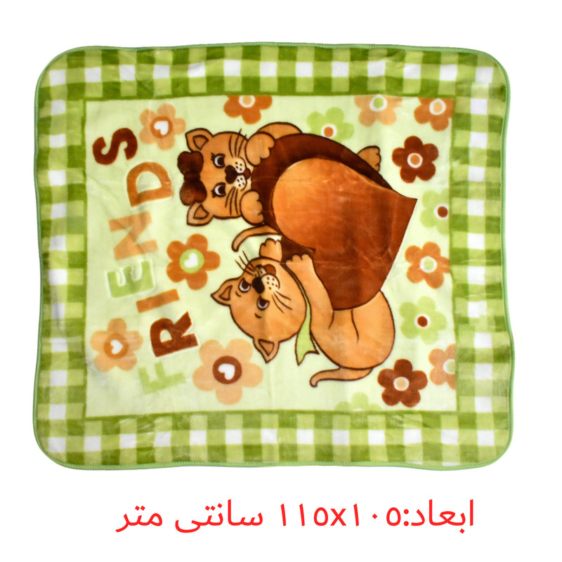 پتوی نوزادی درمینا مدل Baby collection سایز 115x105 سانتی متر