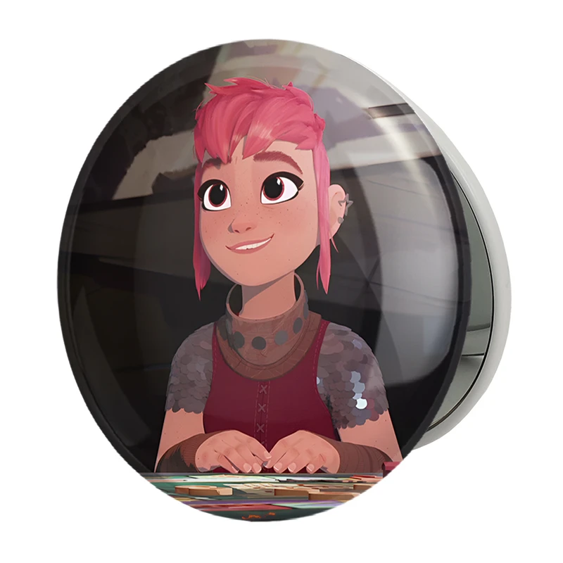 آینه جیبی خندالو طرح انیمیشن نیمونا مدل تاشو کد 28878