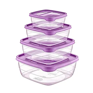 ظرف نگهدارنده هوبی لایف مدل Trend-SQ4t مجموعه 4 عددی