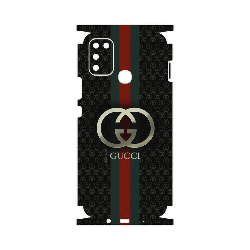 برچسب پوششی ماهوت مدل GUCCI-Logo-FullSkin مناسب برای گوشی موبایل اینفینیکس Hot 11 Play