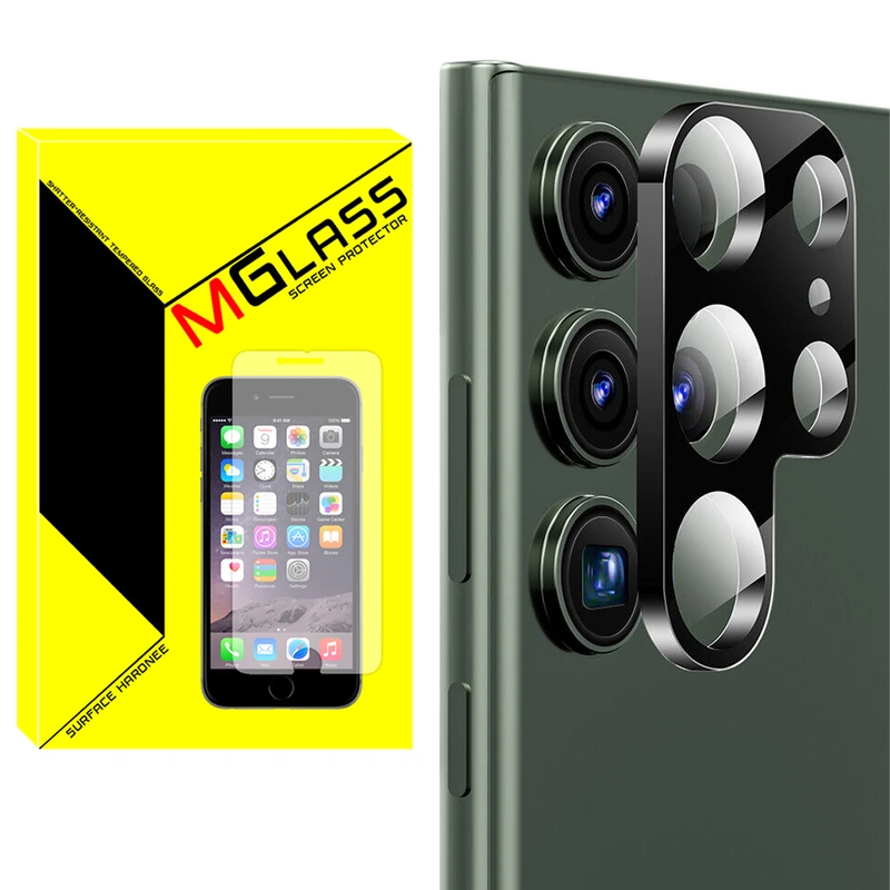 محافظ لنز دوربین ام‌گلس مدل 3D-MG مناسب برای گوشی موبایل سامسونگ Galaxy S23 Ultra