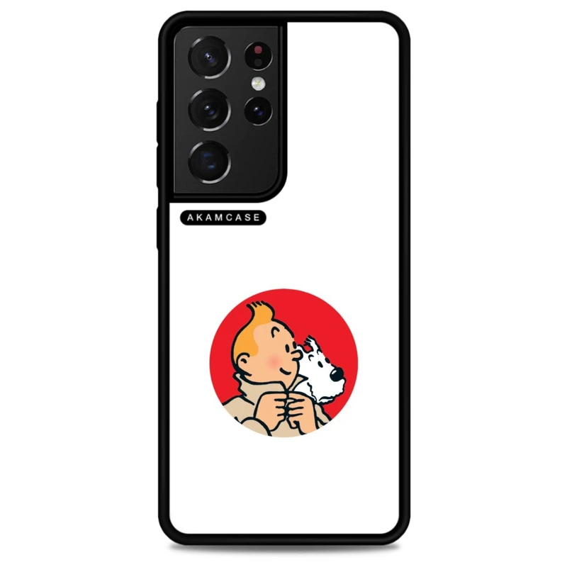 کاور آکام مدل AMC-WSGS21U-TINTIN-21مناسب برای گوشی موبایل سامسونگ Galaxy S21 Ultra