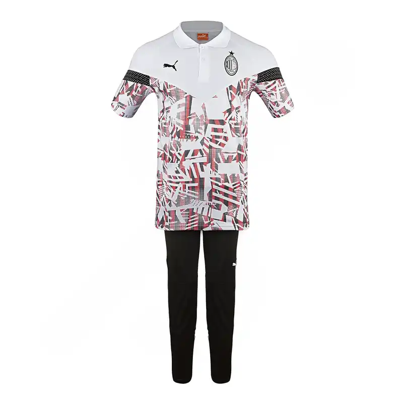 ست پولوشرت و شلوار ورزشی مردانه مدل فوتبال هتلی آث میلان NK-8110