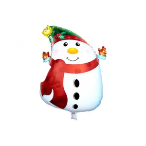 بادکنک فویلی سورتک طرح آدم برفی کریسمس 