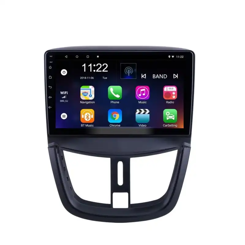 پخش کننده تصویری خودرو کروز پلاس مدل لمسی مناسب برای 207