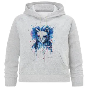 هودی دخترانه مدل M 188 گربه