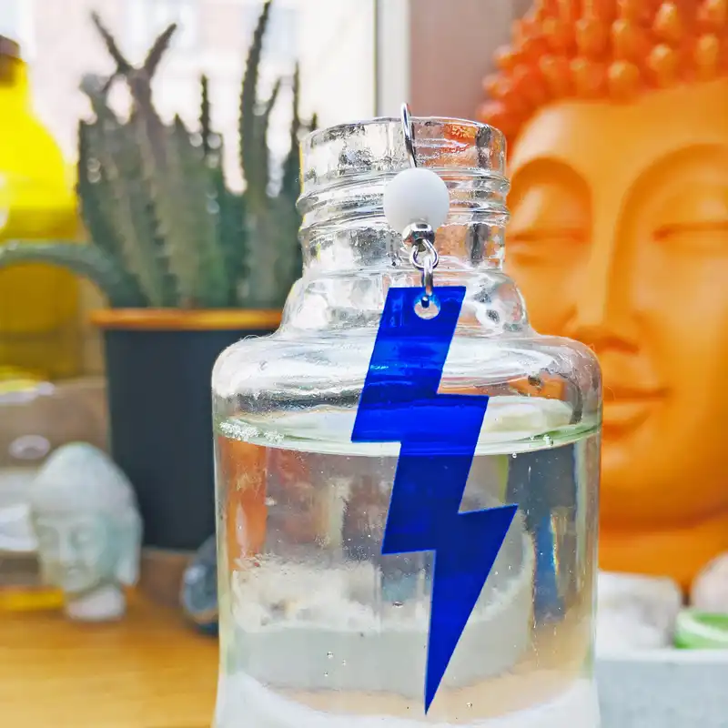 گوشواره زنانه طرح رعد و برق کد BH01