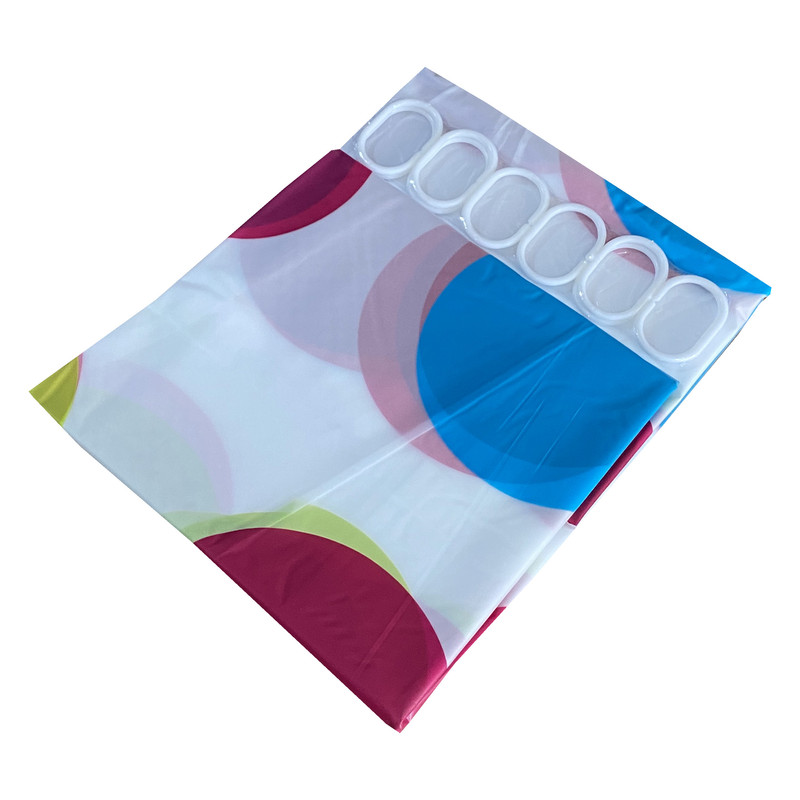 پرده حمام کد PH349 سایز 180x180 سانتی متر