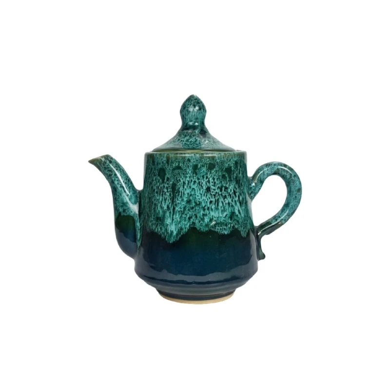 قوری سفالی مدل شره ای مخروطی