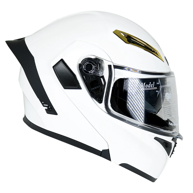 کلاه کاسکت فک متحرک کایک مدل 772 طرح wh/mod