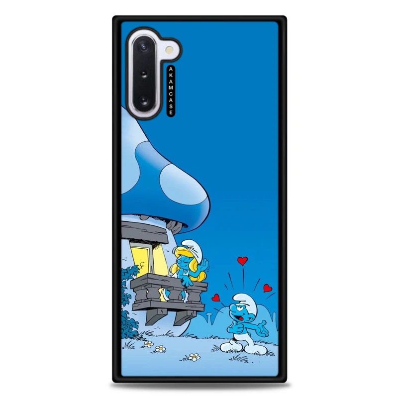 کاور آکام مدل AMC-WSGN10-SMURFS-4 مناسب برای گوشی موبایل سامسونگ Galaxy Note 10