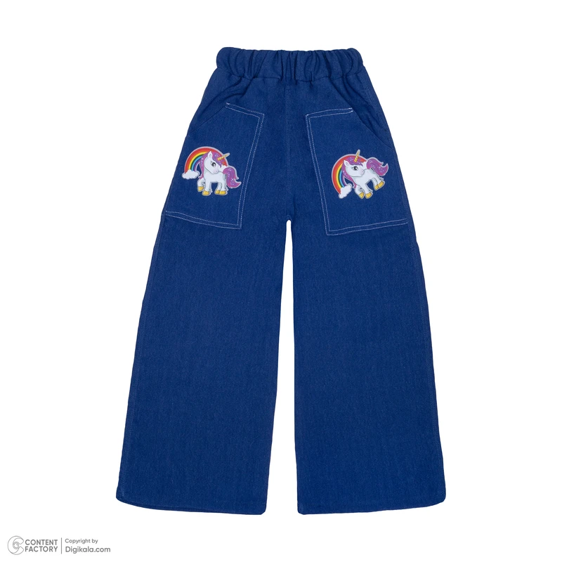 عکس شماره 2 : شلوار دخترانه مدل جین تک شاخ کد gij-sh01