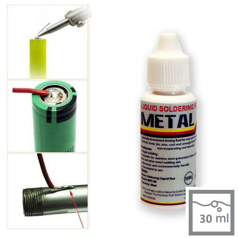 محلول لحيم كاري متال مدل M30 حجم 30 ميلي ليتر