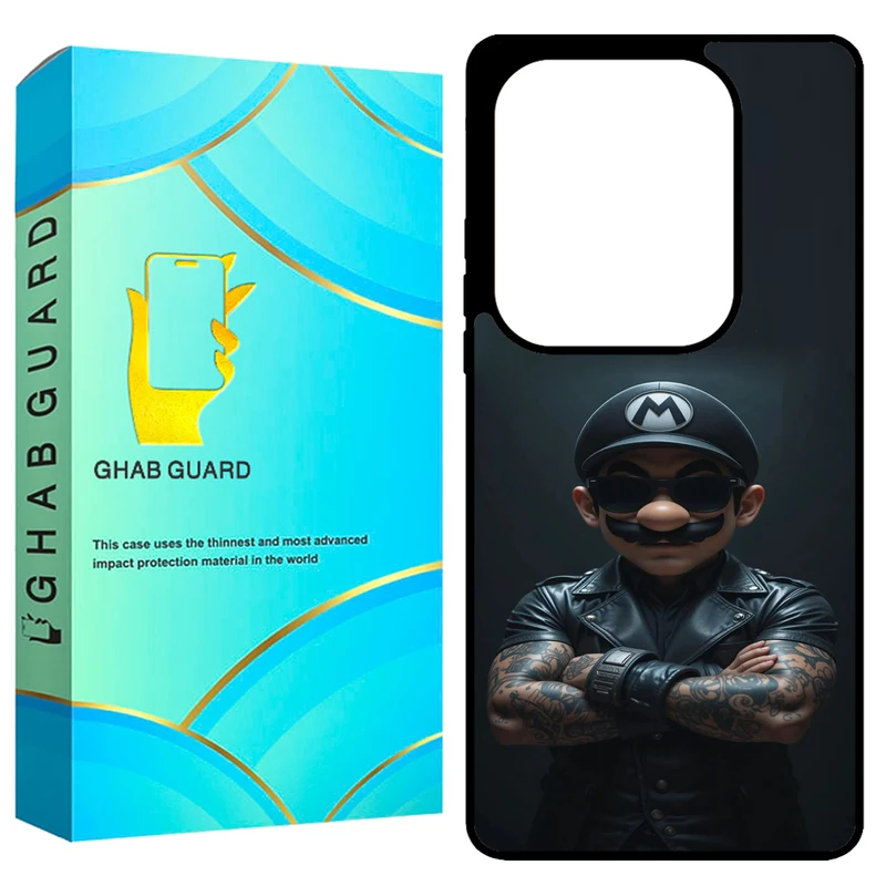 کاور قاب گارد طرح ماریو مدل GCHPN13P مناسب برای گوشی موبایل شیائومی Redmi Note 13 Pro 4G / Poco M6 Pro 4G 