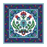 کاشی گلاک طرح سنتی ایرانی کد TT113