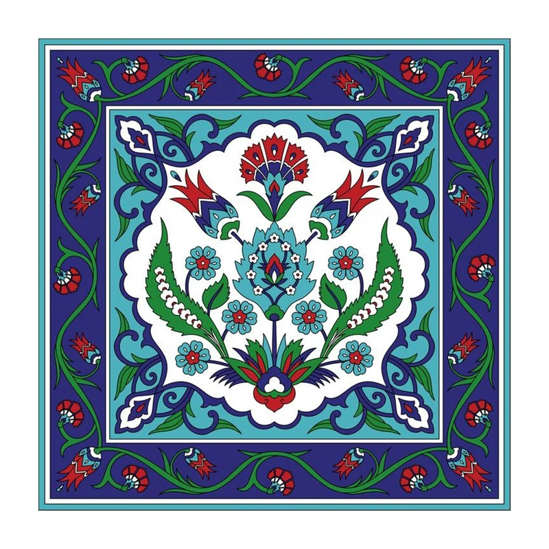 کاشی گلاک طرح سنتی ایرانی کد TT113