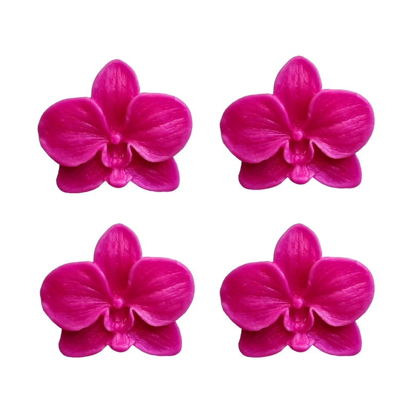 شمع دست ساز مدل ارکیده 4 عددی