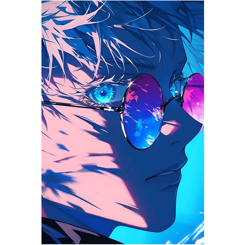 پوستر مدل گوجو ساتورو Satoru Gojo طرح انیمه جوجوتسو کایسن Jujutsu Kaisen کد 1008