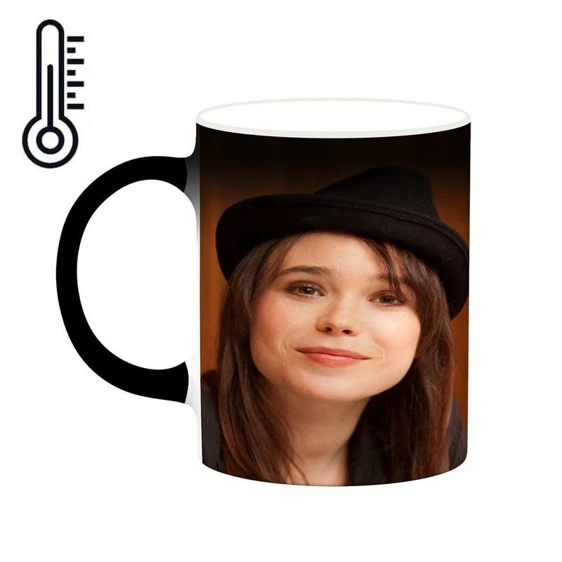 ماگ حرارتی کاکتی طرح Ellen Page مدل mgh25898