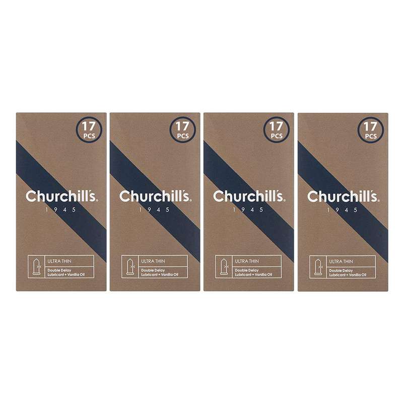 کاندوم چرچیلز مدل CHC_ultrathin مجموعه 4 عددی