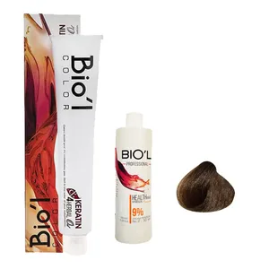 کیت رنگ مو بیول مدل LENTIL شماره 7.82 حجم 100 میلی لیتر رنگ بلوند کاراملی متوسط  