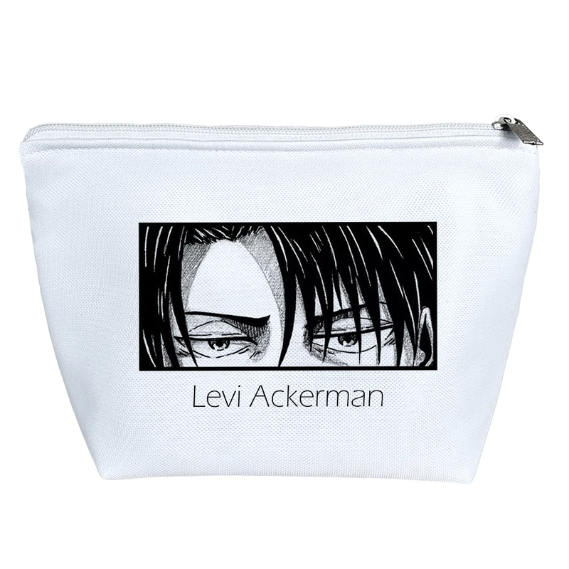 کیف لوازم آرایش دخترانه خندالو مدل لیوای آکرمن انیمه اتک آن تایتان کد H353