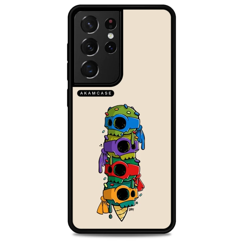 کاور آکام مدل AMC-WSGS21U-NINJA TURTLES5 مناسب برای گوشی موبایل سامسونگ Galaxy S21 Ultra