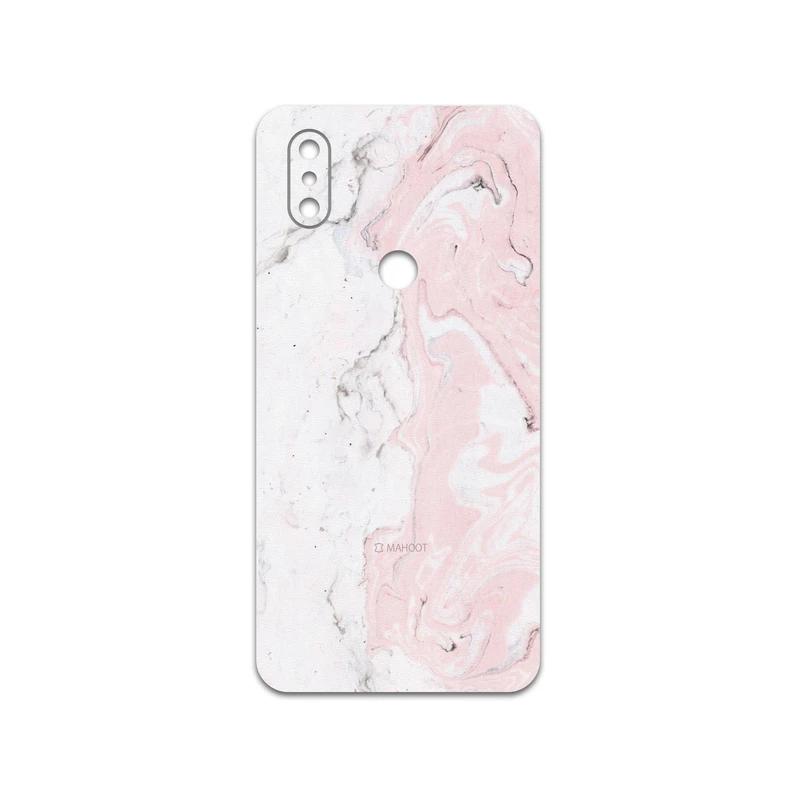 برچسب پوششی ماهوت مدل Blanco-Pink-Marble مناسب برای گوشی موبایل شیائومی Mi Mix 3