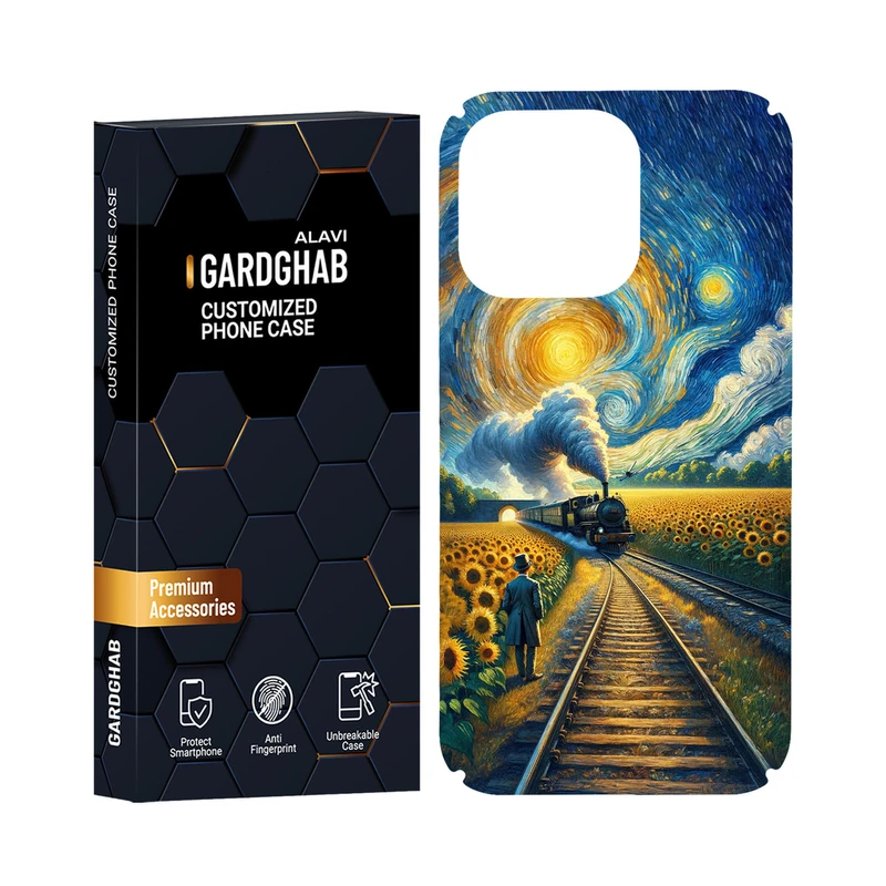 کاور گارد قاب مدل هنری مناسب برای گوشی موبایل اپل iPhone 13 pro