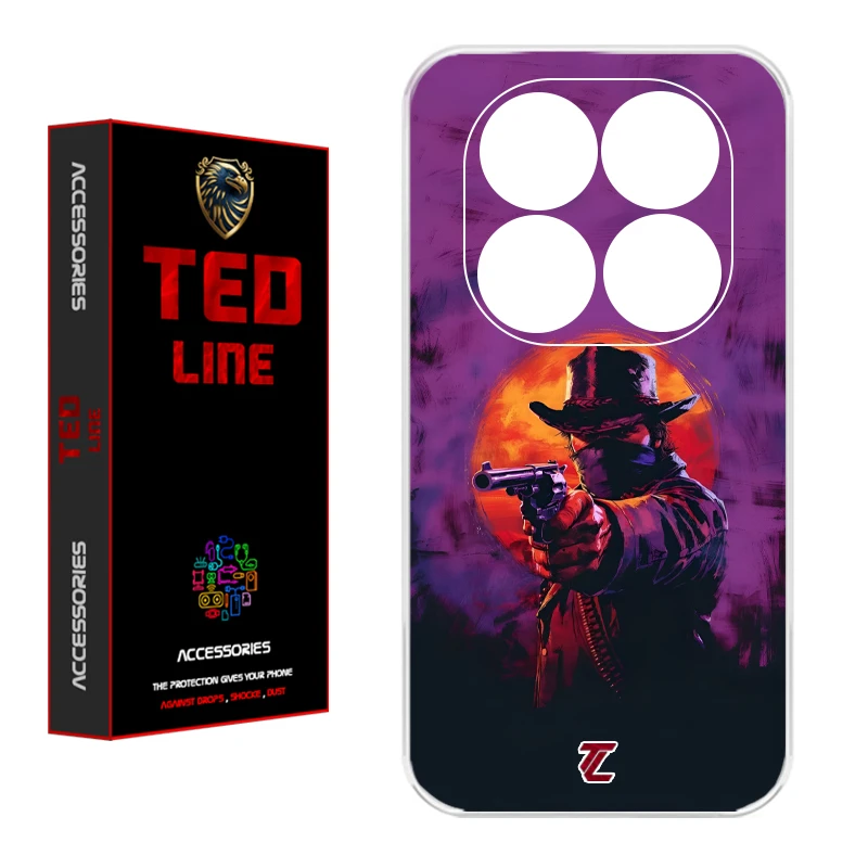 کاور تدلاین طرح رد دد ریدمپشن کد 1195 مناسب برای گوشی موبایل شیائومی Poco X7 / Redmi Note 14 Pro 4G