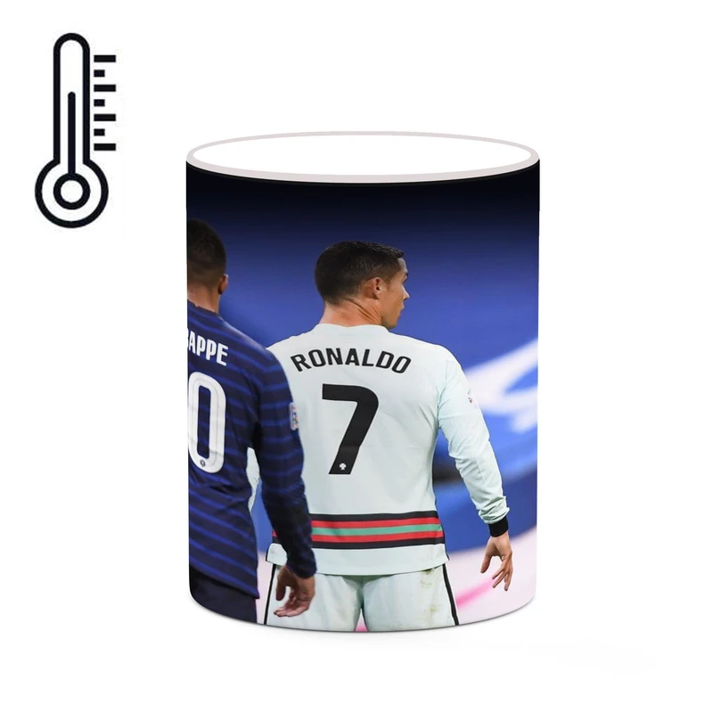 ماگ حرارتی کاکتی طرح Ronaldo رونالدو مدل mgh43021