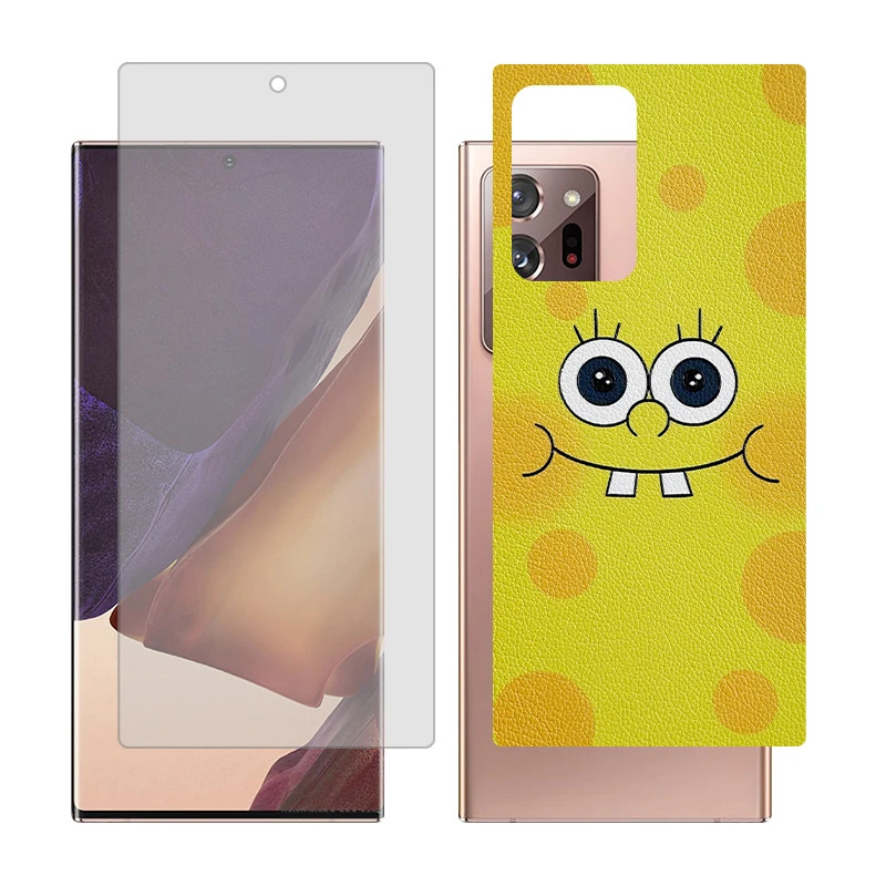 محافظ صفحه نمایش شفاف گلس مدل Together مناسب برای گوشی موبایل سامسونگ Galaxy Note20 Ultra 5G به همراه برچسب پوششی پشت گوشی 