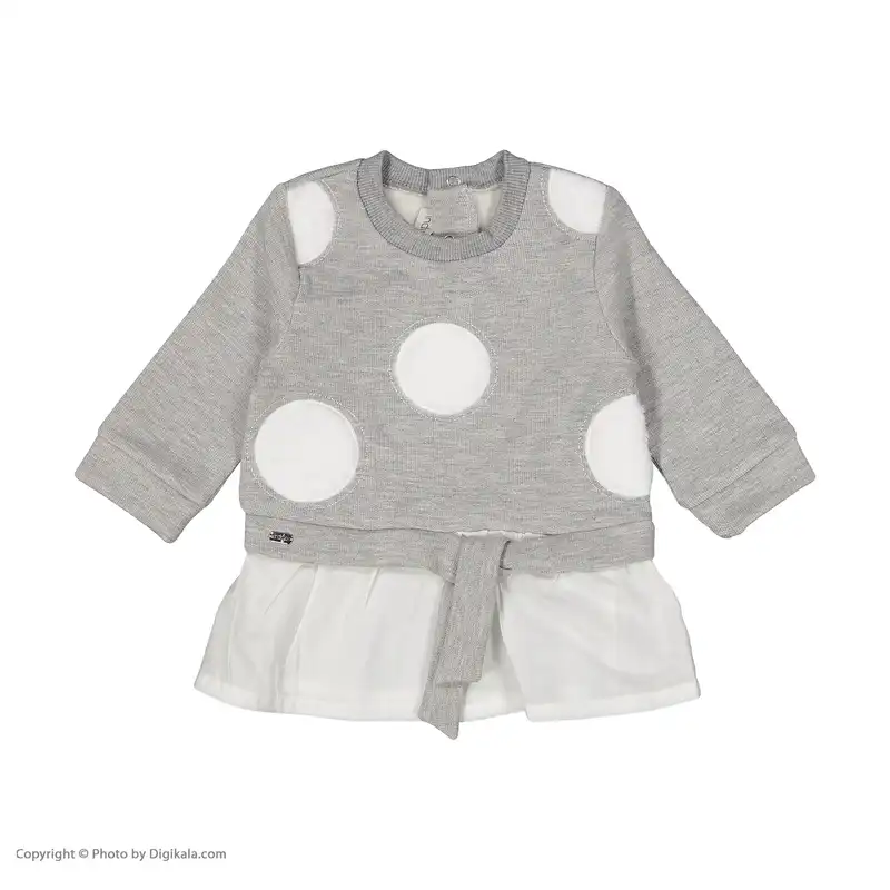ست تونیک و شلوار نوزادی دخترانه ایندیگو مدل 2501946-93