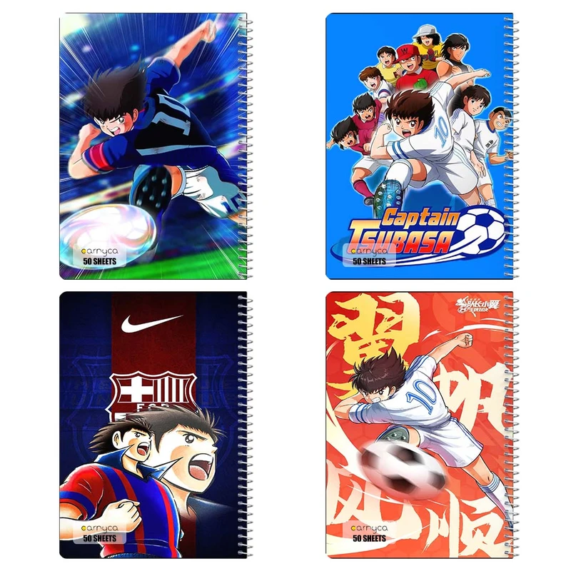 دفتر نقاشي 50 برگ کارنيکا طرح کاپیتان سوباسا Captain Tsubasa کد 10532 مجموعه 4 عددی