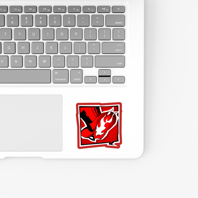 استیکر لپ تاپ و موبایل بووم طرح انیمه Persona5 مدل Logo کد PS165