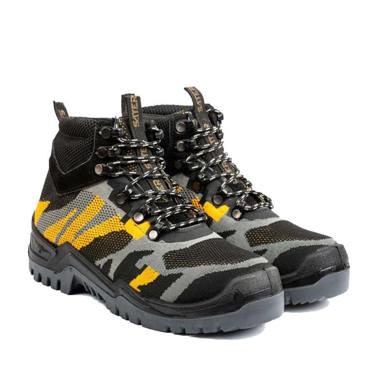 پوتین ایمنی ساتر مدل استایل خردلی