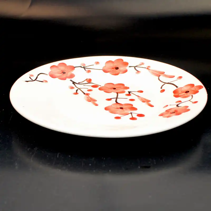 بشقاب سرامیکی مدل شکوفه