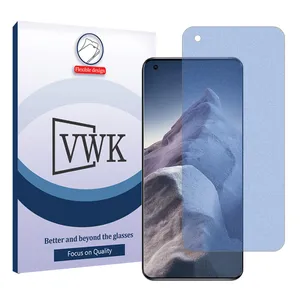 VWK Tough model Matte anti-blue ray screen protector suitable for Xiaomi Mi 11 Ultra mobile phone