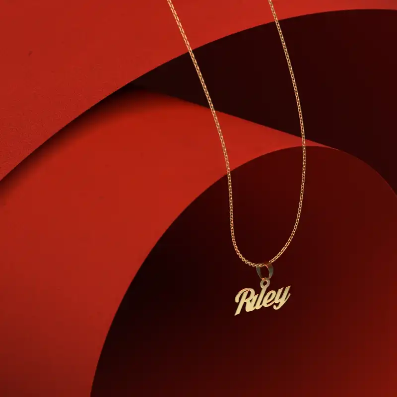 گردنبند طلا 18 عیار زنانه مدوپد مدل Riley