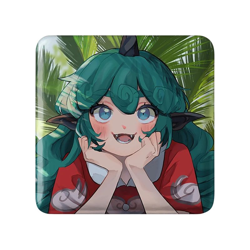 مگنت خندالو طرح بازی توهو (Touhou) مدل مربعی کد 35764