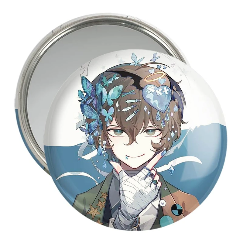 آینه جیبی خندالو مدل دازای اوسامو انیمه سگ های ولگرد بانگو  کد 10136