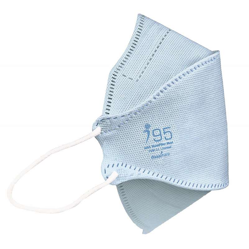 ماسک تنفسی ریما مدل سه بعدی نوجوان N99 نانو کد blueLlite_MF99 بسته 25 عددی