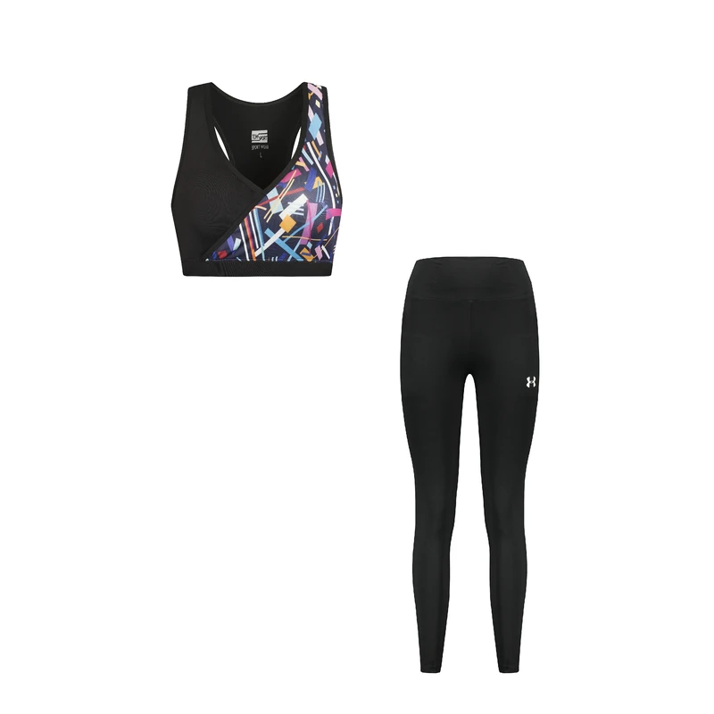 ست نیم تنه و لگینگ ورزشی زنانه مدل 1901-4104