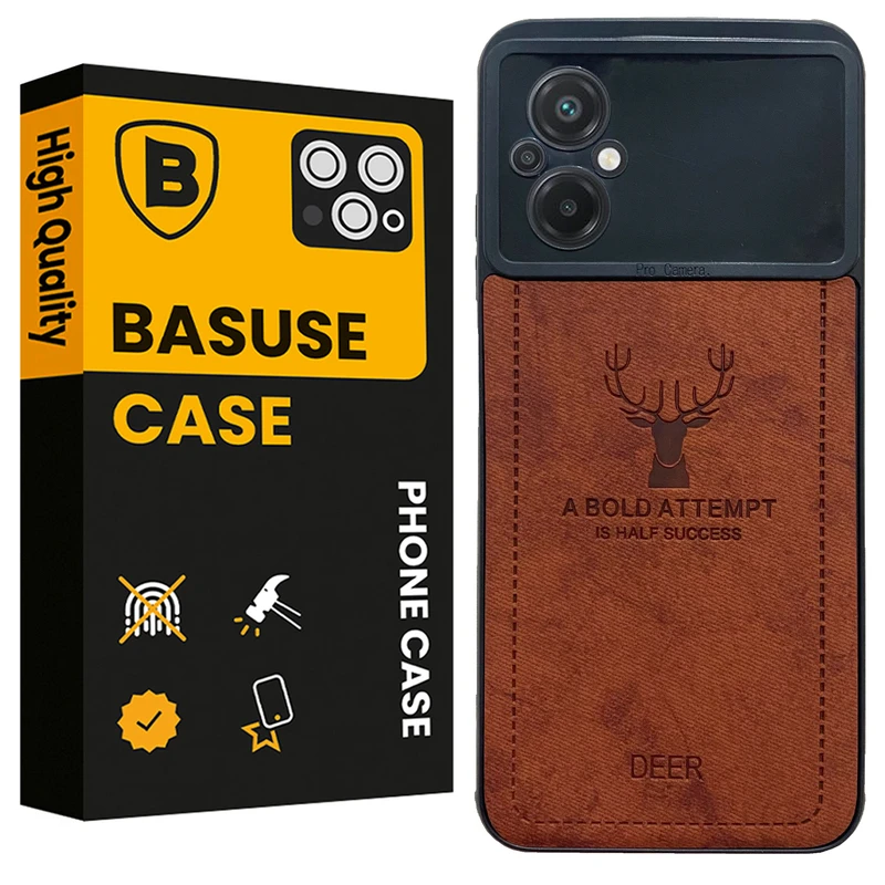 کاور باسئوس مدل گوزنی کد K002 مناسب برای گوشی موبایل شیائومی POCO M5