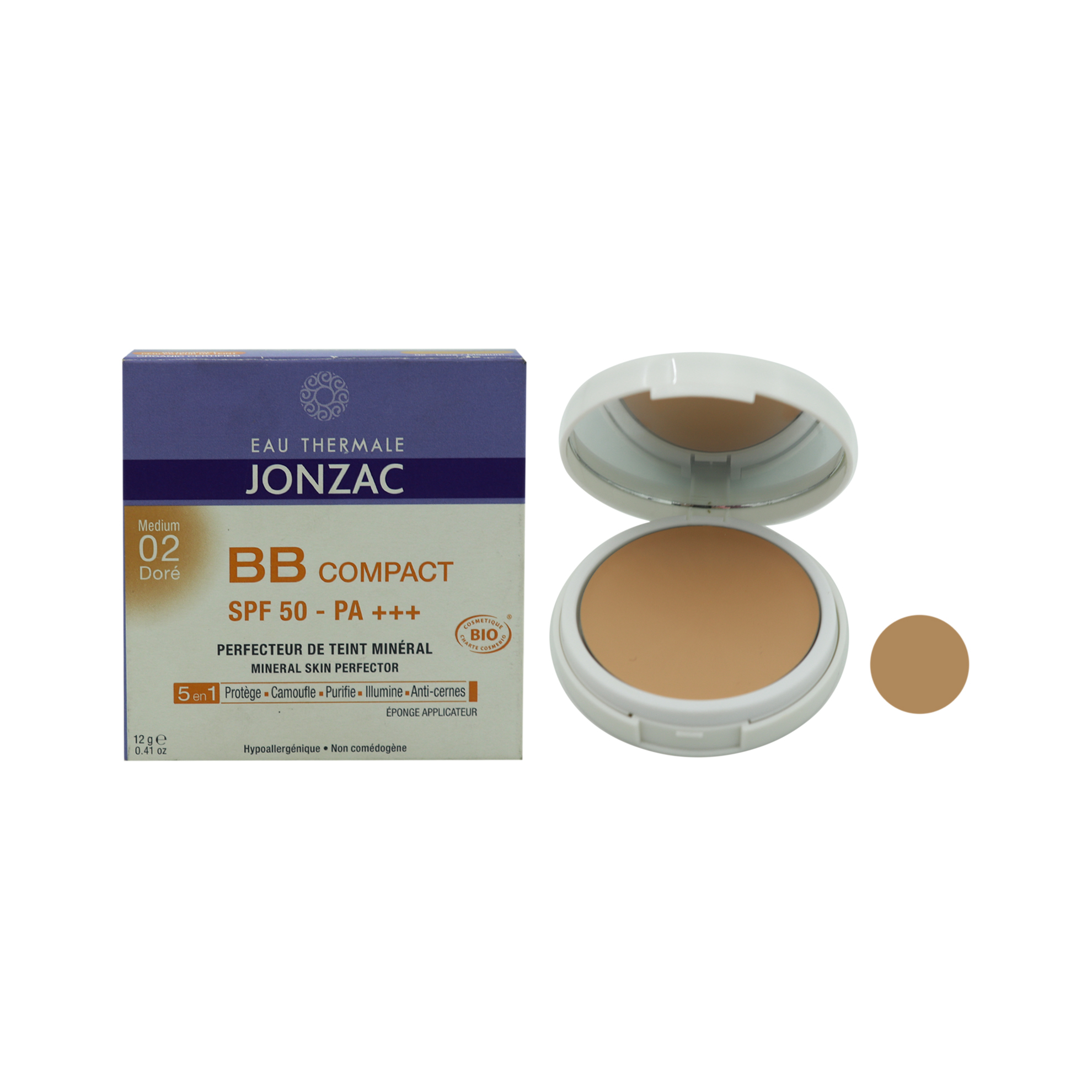 کرم پودر فشرده BB ژونزک شماره 02