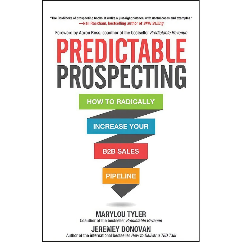 کتاب Predictable Prospecting اثر Jeremey Donovan Marylou Tyler and Scott R. Pollak انتشارات McGraw-Hill Education on Brilliance