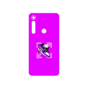 MAHOOT Nike Air Sneaker Digital Art Cover Sticker for Motorola One Macro